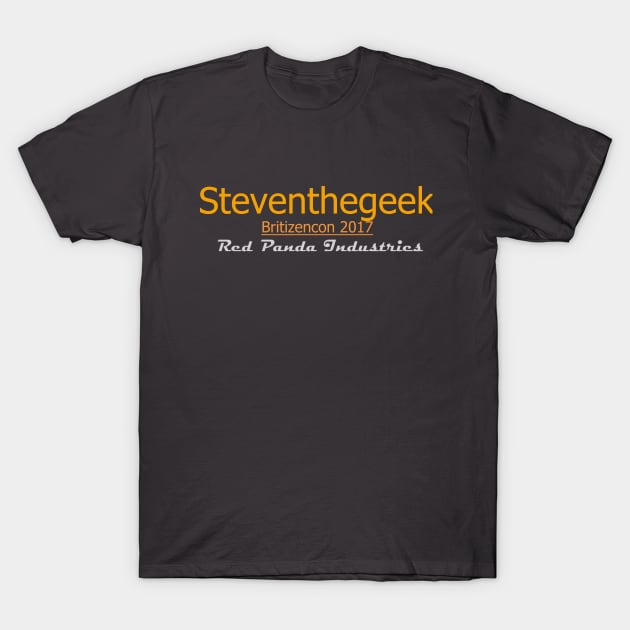 Custom Steventhegeek Britizencon2017 T-Shirt by Oxford